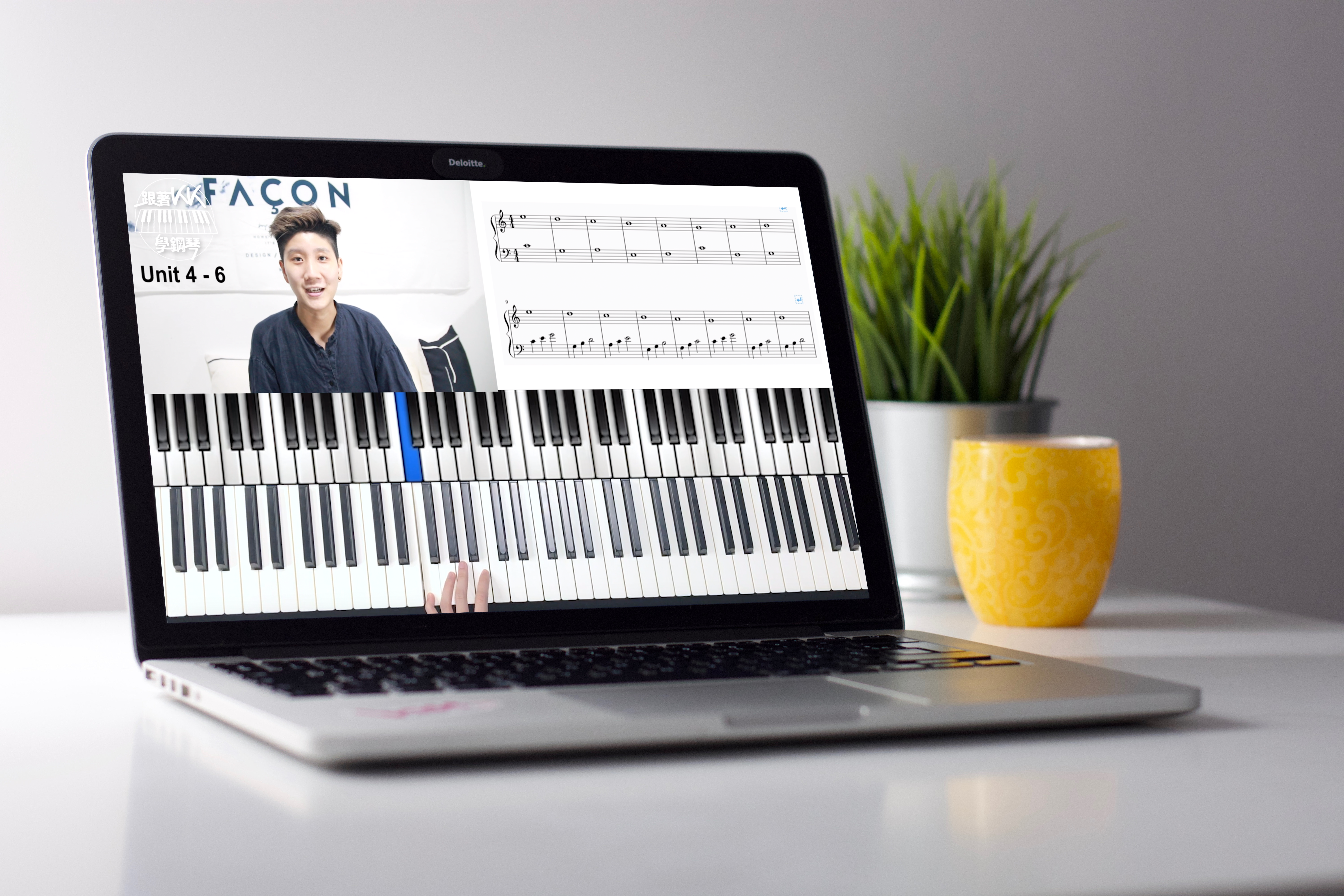 （舊生差價） 完整全套三階段《跟著KK學鋼琴》從零到一完整教程