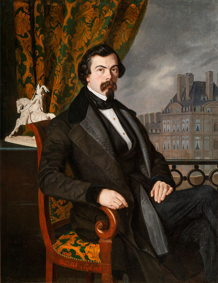 Alexandre-Denis Abel de PUJOL
Valenciennes, 1785 - Paris, 1861

“Portrait of Adrien de Longpérier, curator of the Louvre”

Oil on canvas
142.5 x 109.7 cm