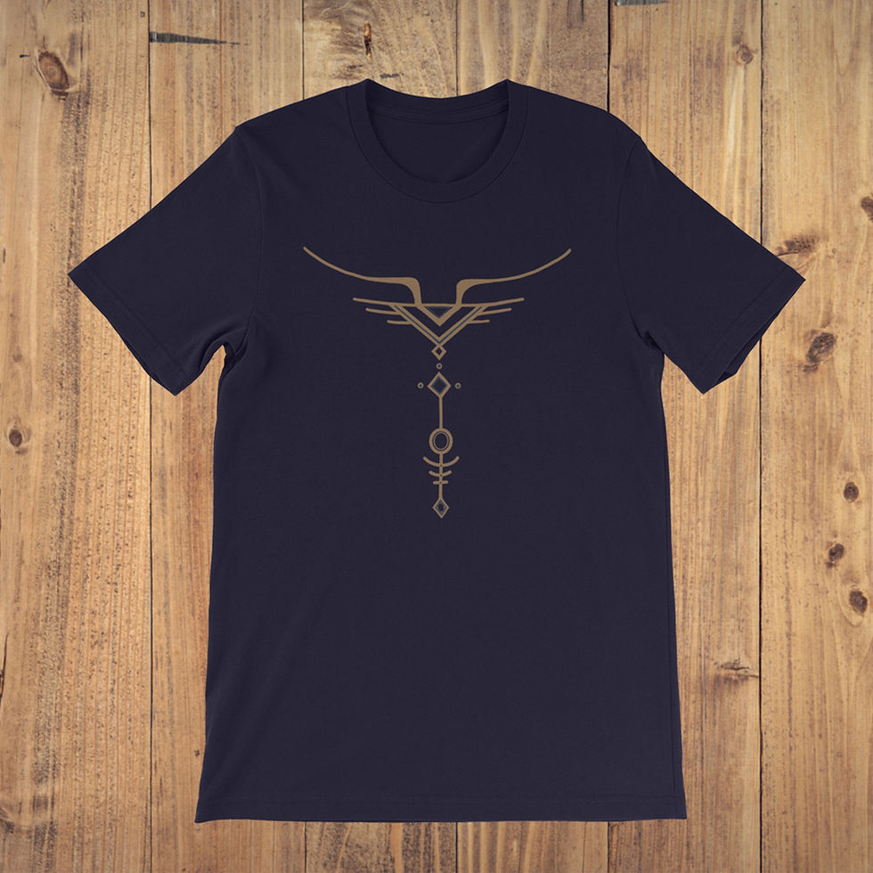 Thumbnail: Men's Cotton Tshirt - Tribal Sigil