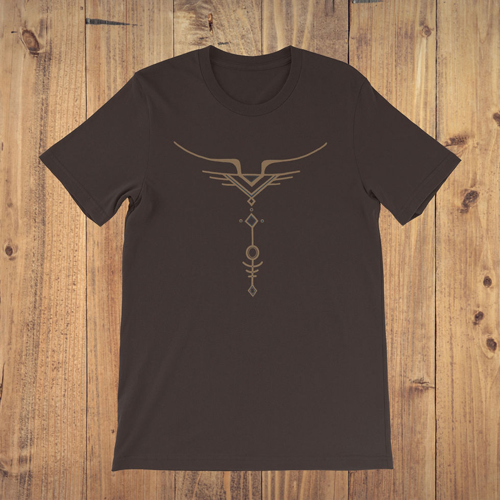 Thumbnail: Men's Cotton Tshirt - Tribal Sigil