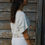 Thumbnail: Cotton eco print slouch top