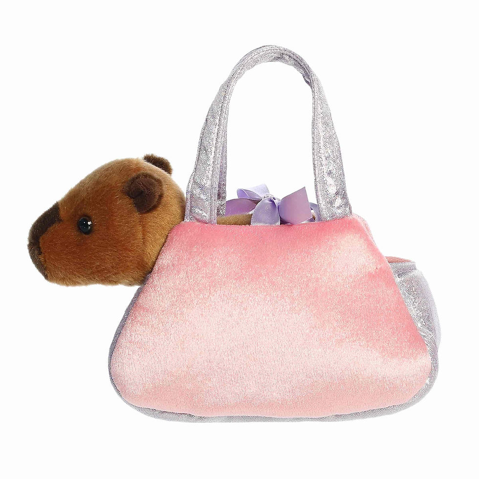 Thumbnail: Fancy Pals Peek-A-Boo Capybara Purse by Aurora