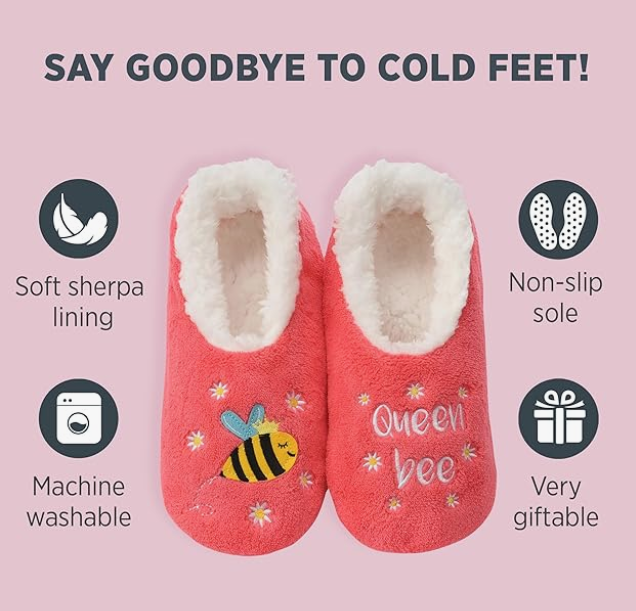 Thumbnail: Queen Bee Slippers by Snoozies