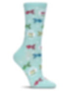 Goldfish Bamboo Blend Crew Socks for Women by Me Moi