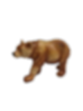 Small "Wooden" Bear Figurine