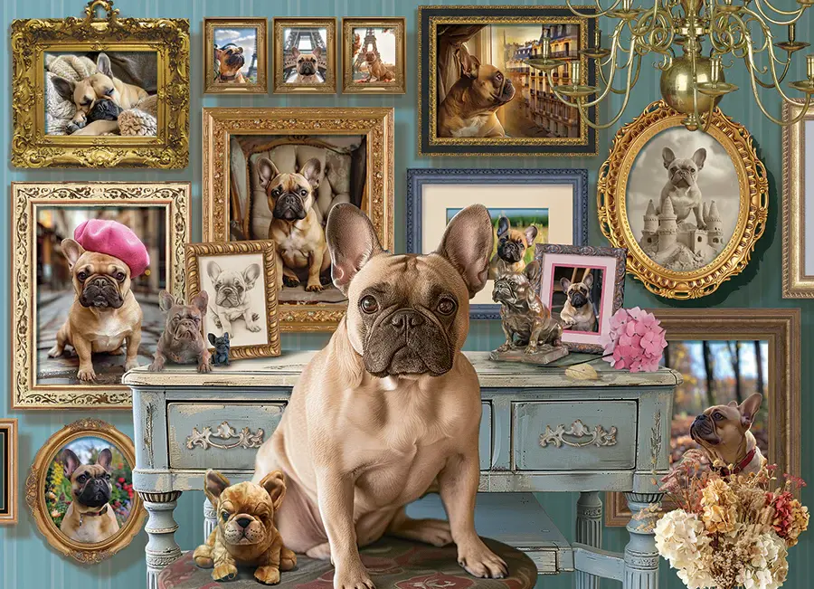 Frenchie 500 Piece Dog Puzzle by Cobble Hill