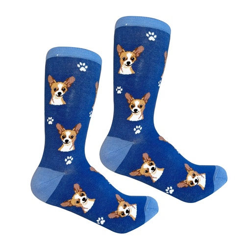 Tan Chihuahua Sock Daddy Socks by E&S Pets