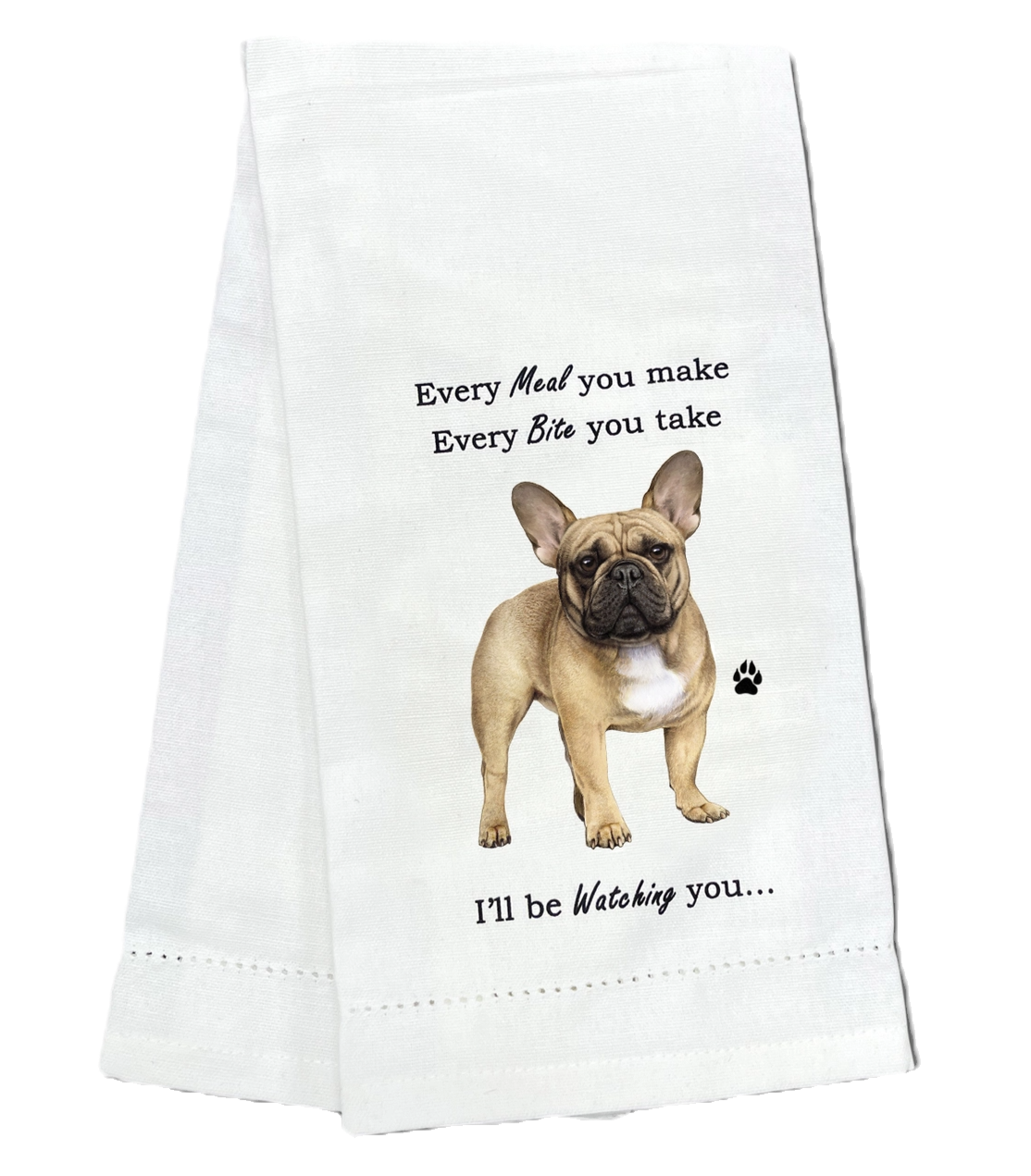 French Bulldog Kitchen Towel by E&S Pets