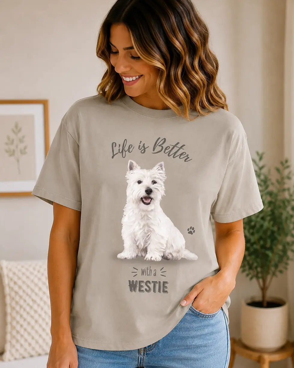 Westie T-Shirt by E&S Pets