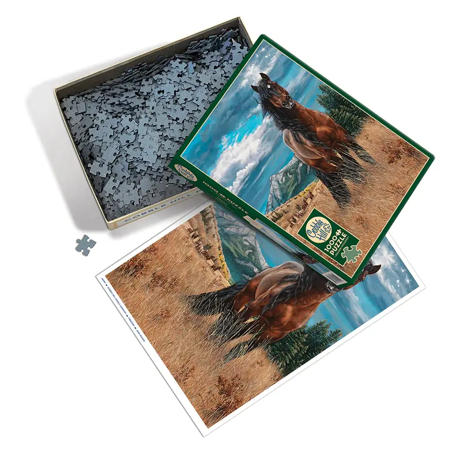 Thumbnail: Freedom 1000 Piece Horse Puzzle by Cobble Hill