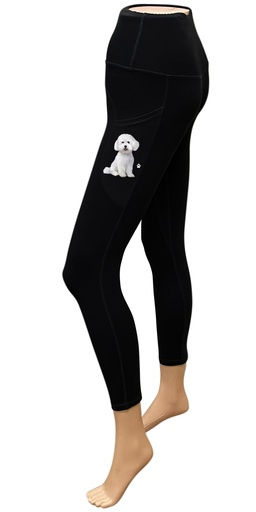 Bichon Frise Leggings by E&S Pets