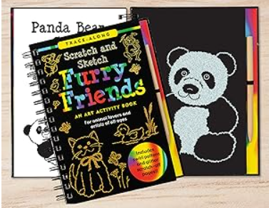 Thumbnail: Furry Friends Scratch & Sketch Activity Book by Peter Pauper