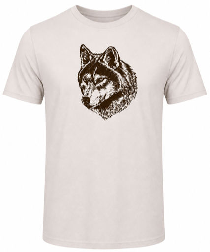 Thumbnail: Grey Wolf Head T-Shirt by All About Animals