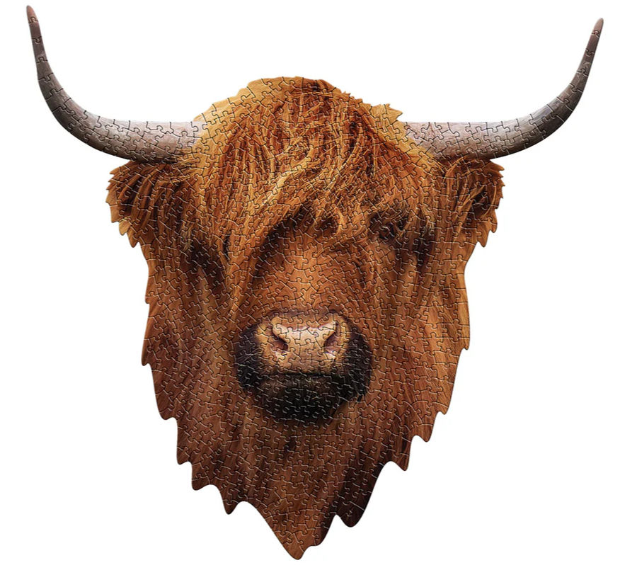I Am Highland Cow 550 Piece Puzzle by Madd Capp
