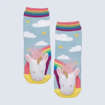 Unicorn Slipper Socks by Messy Moose