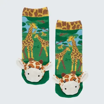 Giraffe Slipper Socks by Messy Moose