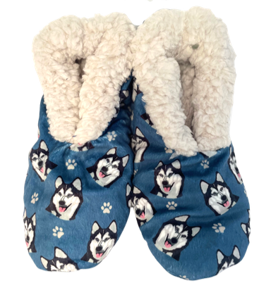 Husky Comfies Slippers by E&S Pets