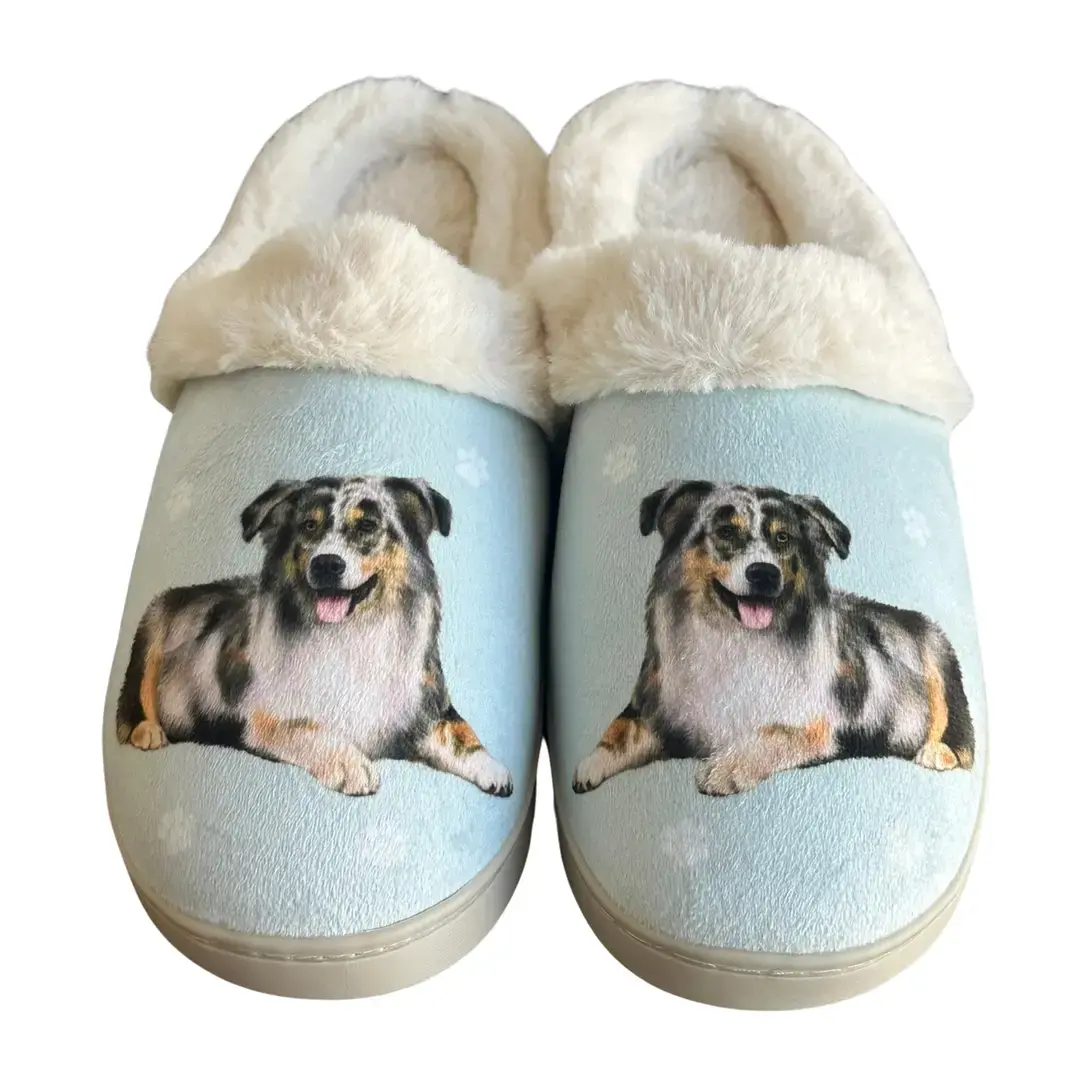 Australian Shepherd Snuggs Slippers by E&S Pets