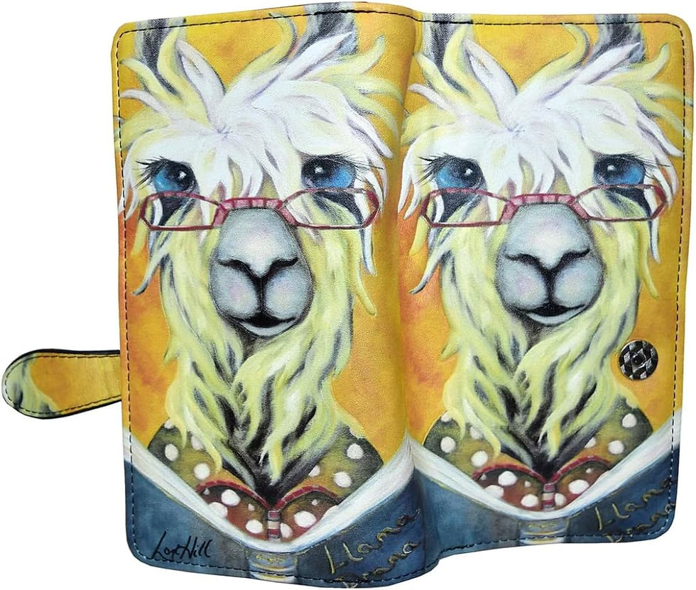 Bedtime Stories Llama Wallet by Shag Wear