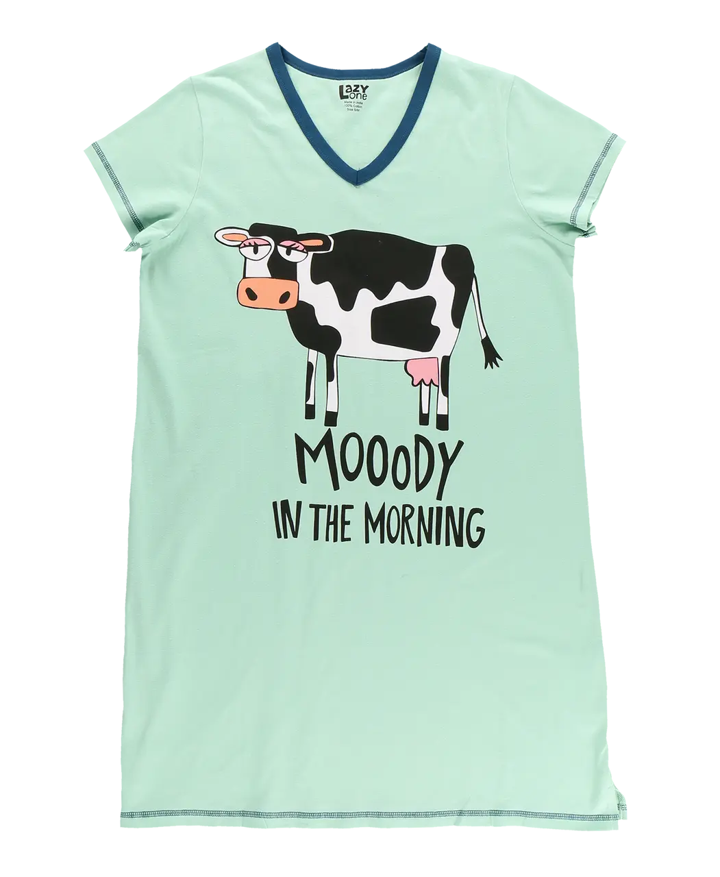 "Mooody In The Morning" Cow Nightshirt by Lazy One