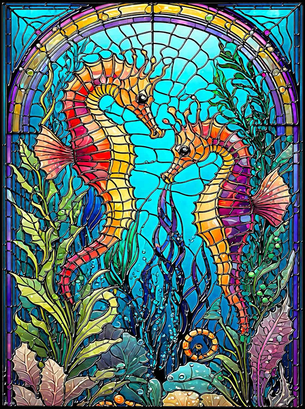 Thumbnail: Under The Sea 1000 Piece Seahorse Puzzle by SunsOut