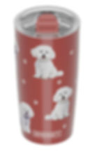 Bichon Frise Serengeti Insulated Tumbler Cup by E&S Pets