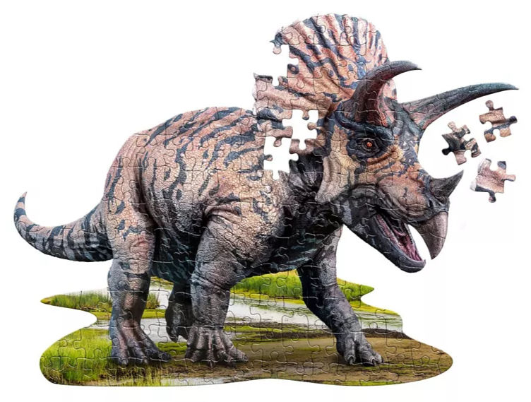 I Am Triceratops 100 Piece Dinosaur Puzzle by Madd Capp