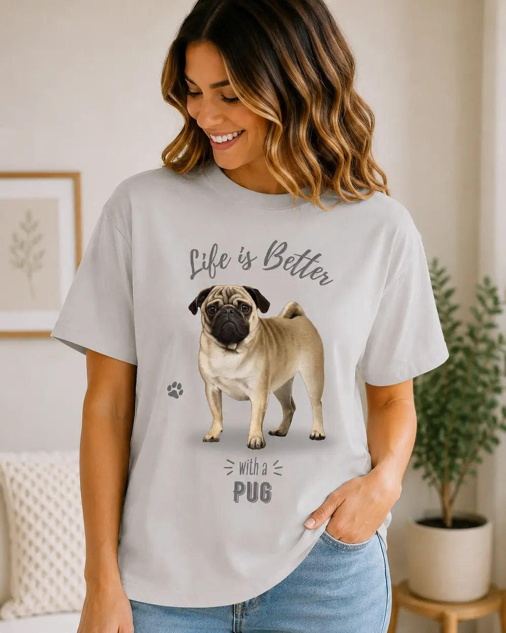 Pug T-Shirt by E&S Pets