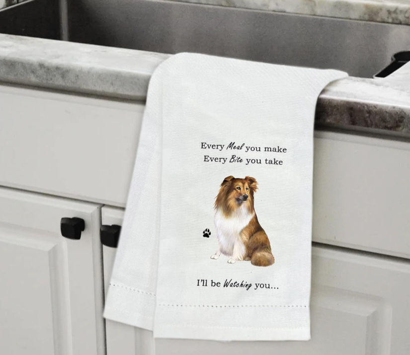 Thumbnail: Sheltie Kitchen Towel by E&S Pets