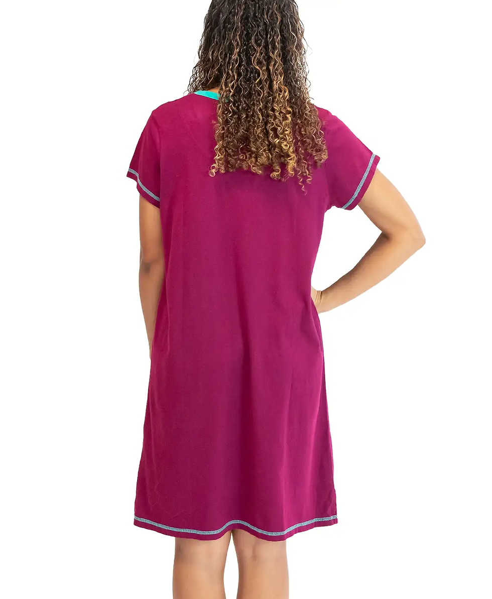 Thumbnail: back of "Snug as a Pug" Dog Nightshirt by Lazy One