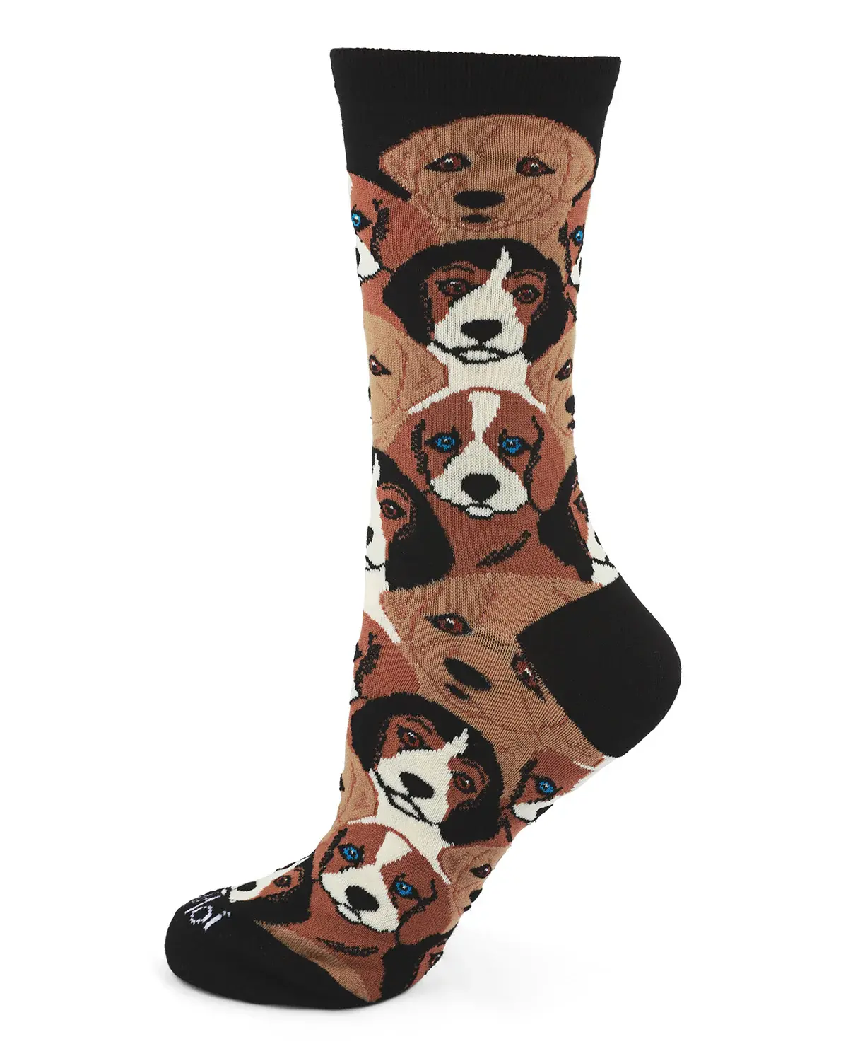 Puppy Dogs Bamboo Blend Crew Socks for Women by Me Moi