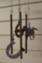 Brown Horse Metal Windchime