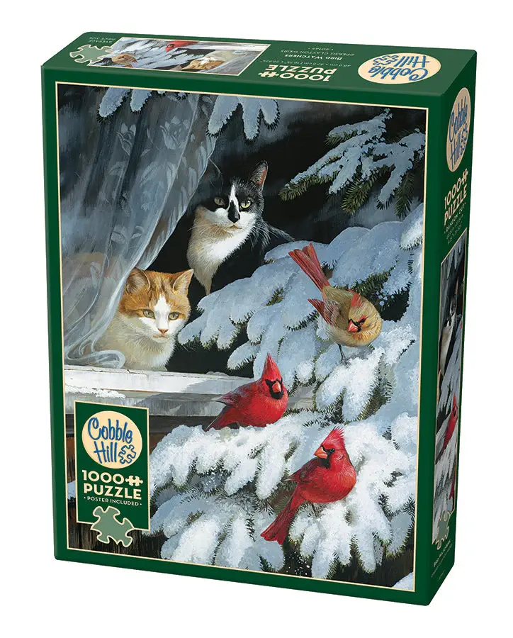 Bird Watchers 1000 Piece Cat Puzzle by Cobble Hill
