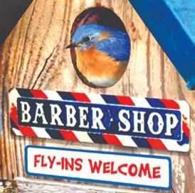 Thumbnail: 550 Piece "Barber Shop" Bird Jigsaw Puzzle by SunsOut