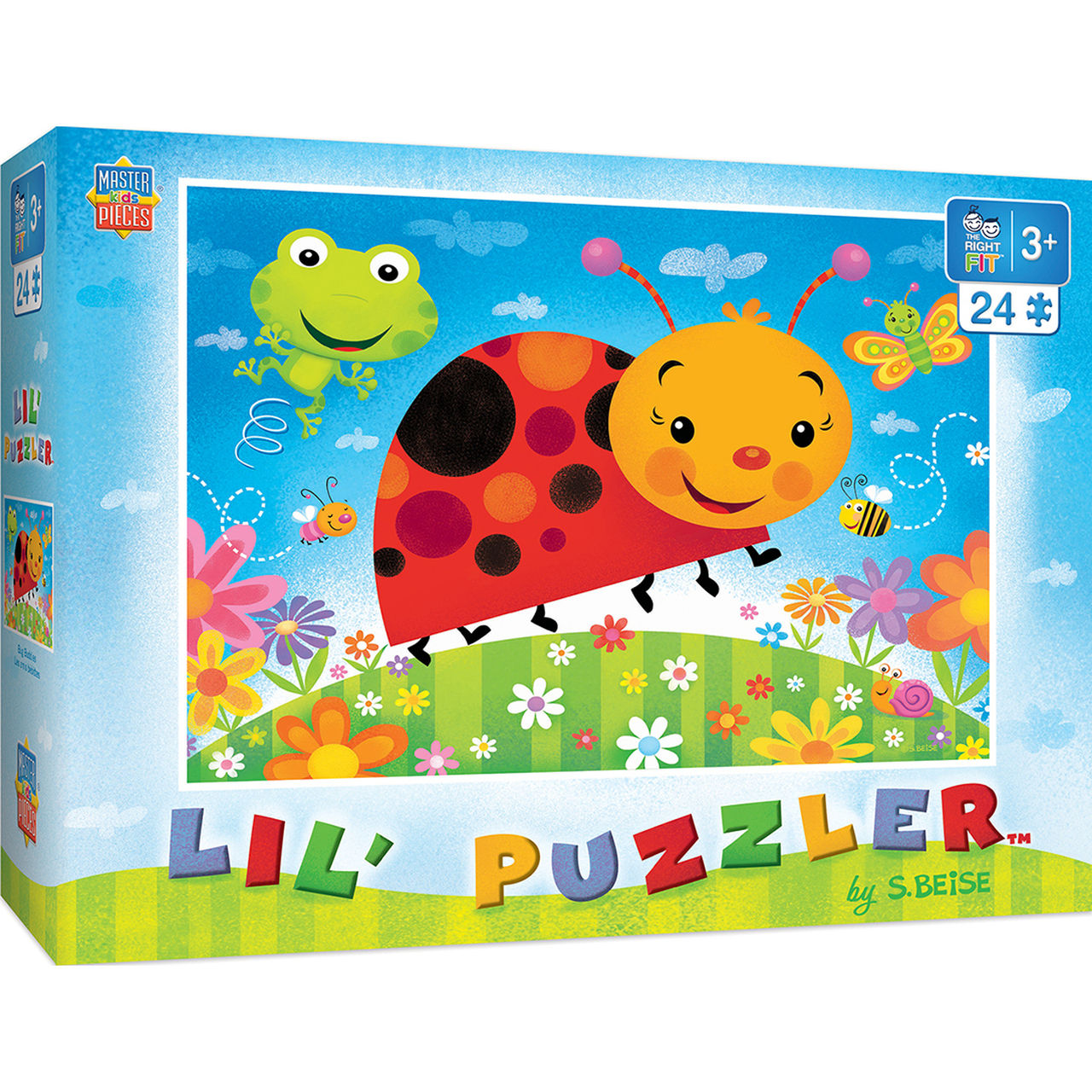 24 Piece Lil' Puzzler "Bug Buddies" Ladybug Jigsaw Puzzle by MasterPieces
