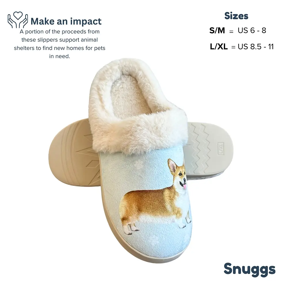 Thumbnail: Corgi Snuggs Slippers by E&S Pets