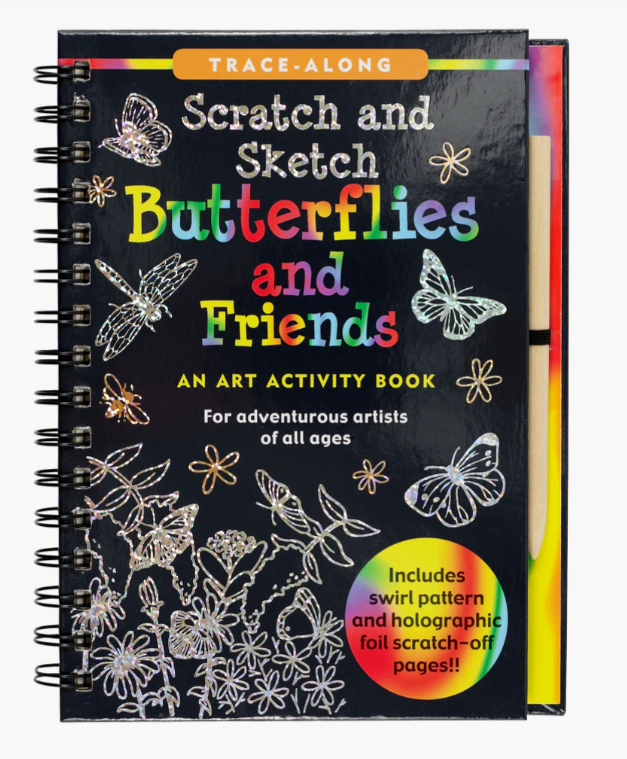 Butterflies & Friends Scratch & Sketch Activity Book​​​​​​​ by Peter Pauper