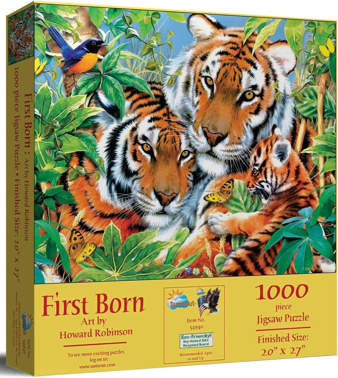 First Born 1000 Piece Tiger Puzzle by SunsOut