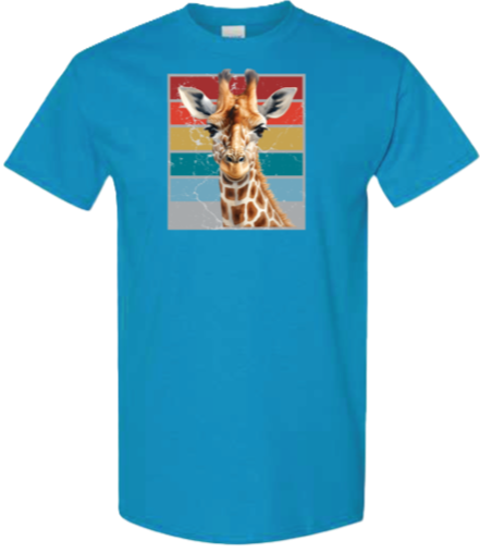 Giraffe Colorblock T-Shirt by All About Animals