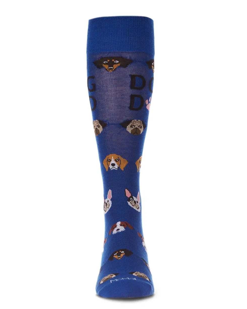 Thumbnail: Dog Dad Bamboo Blend Crew Socks for Men by Me Moi