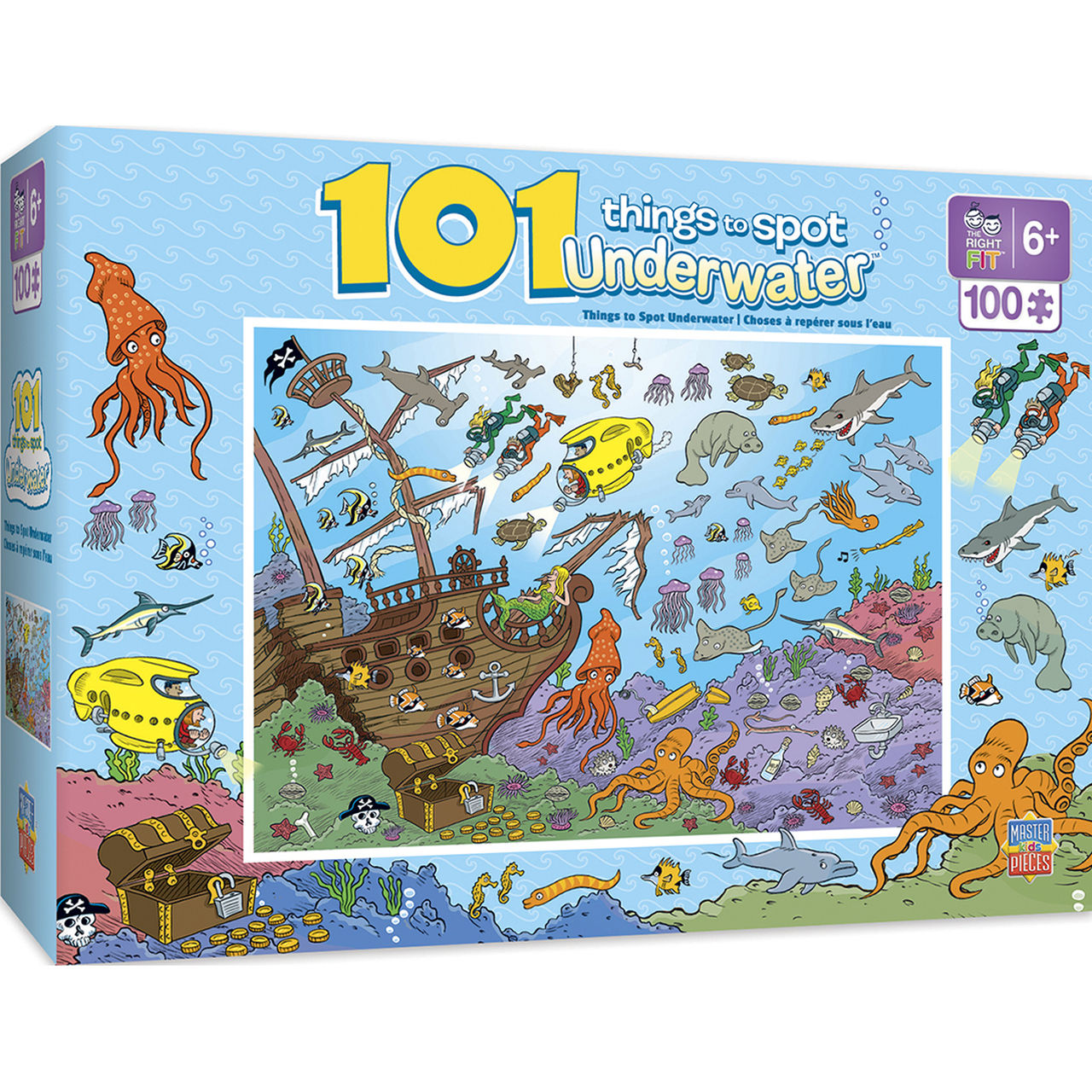 101 Piece "101 Things to Spot Underwater" Jigsaw Puzzle by MasterPieces