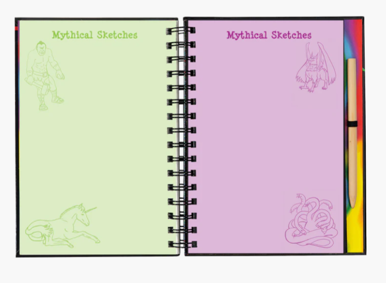 Thumbnail: Dragons & Mythical Creatures Scratch & Sketch Activity Book by Peter Pauper