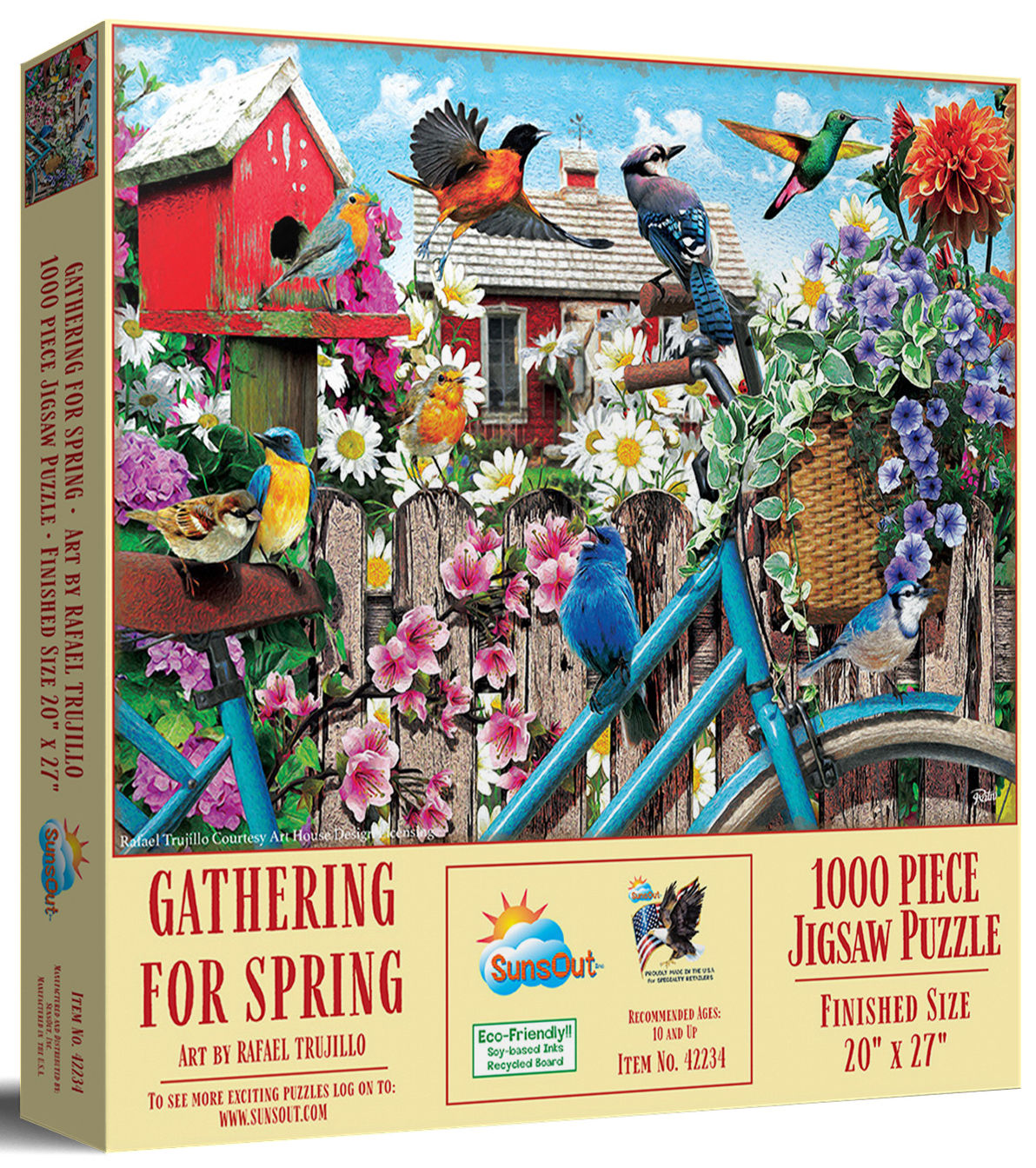 Gathering For Spring 1000 Piece Bird Puzzle by SunsOut