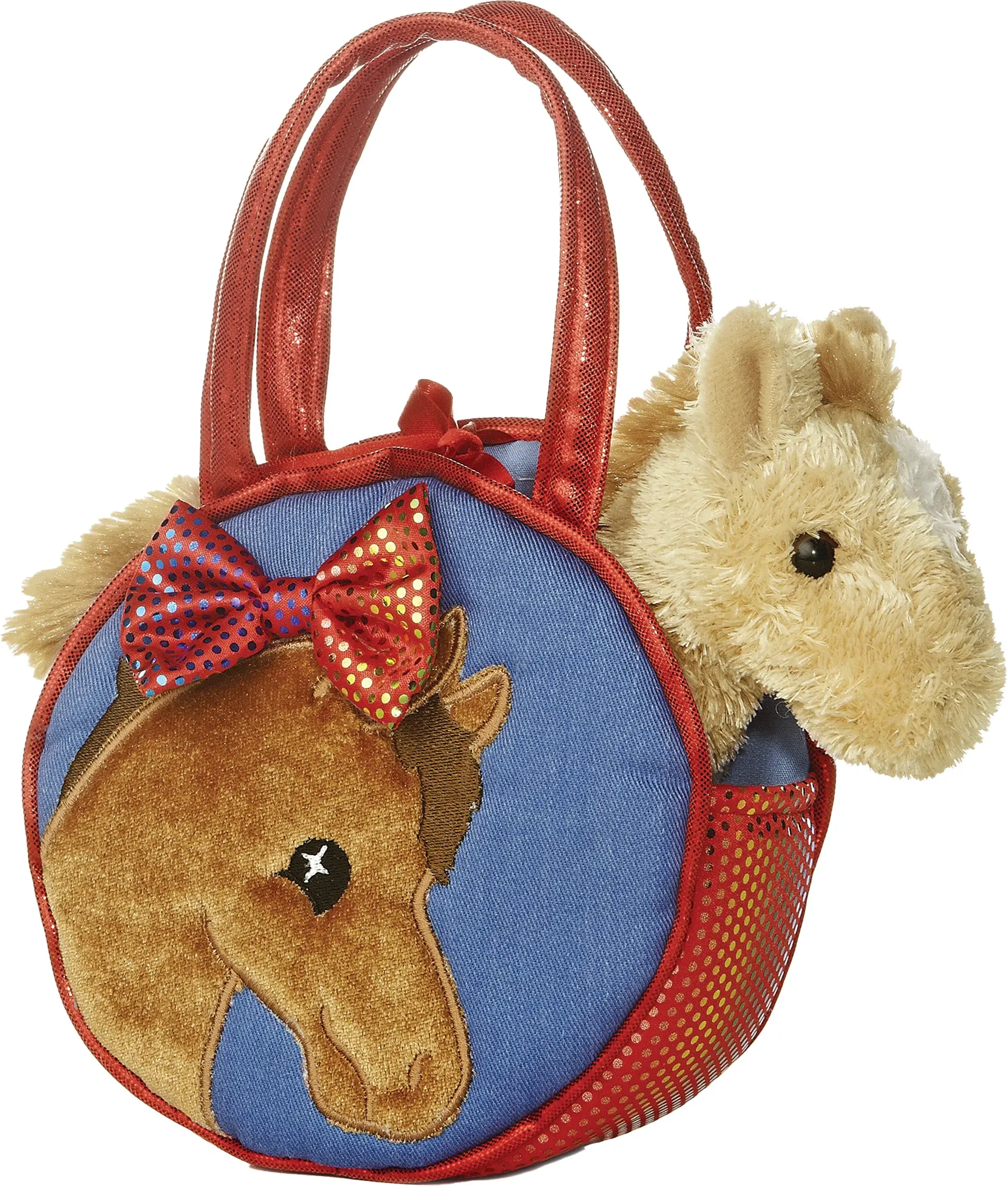Fancy Pals Red Pretty Pony Horse Purse by Aurora