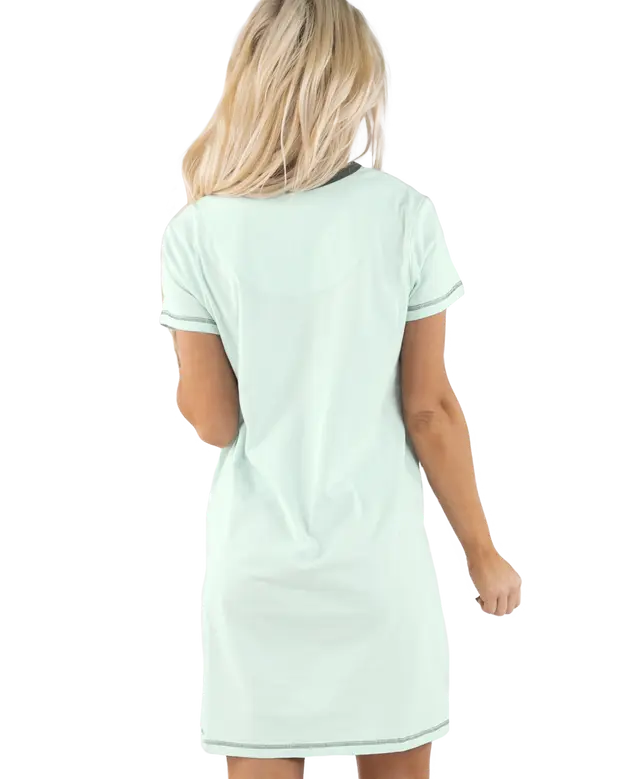 Thumbnail: back of "Tweet Dreams" Bird Nightshirt by Lazy One