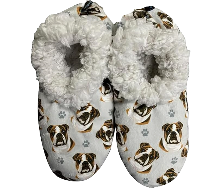 Bulldog Comfies Slippers by E&S Pets