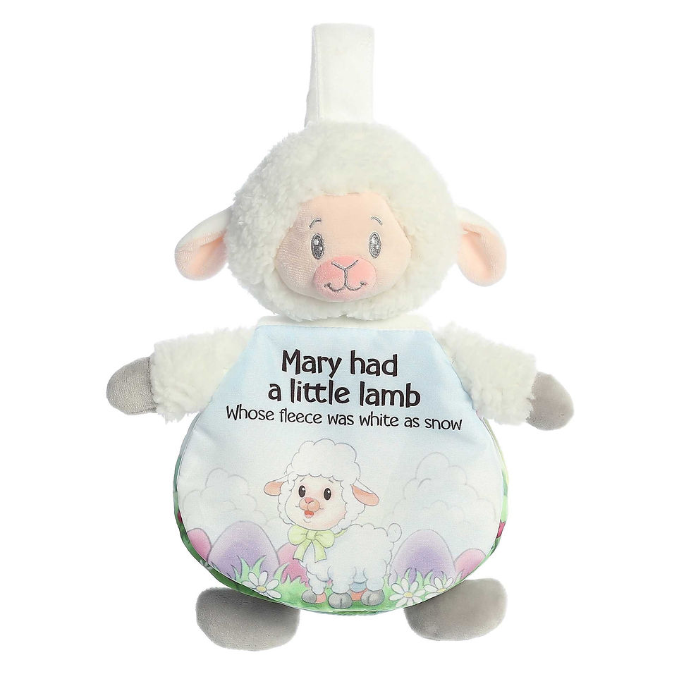 Story Pals Plush Sheep Baby Book by Ebba