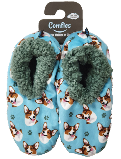 Corgi Comfies Slippers by E&S Pets