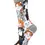 Thumbnail: Multi Cat Bamboo Blend Crew Socks for Women by Me Moi