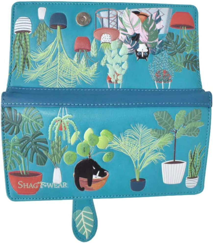 Thumbnail: Garden Plant Life Cat Wallet by Shag Wear